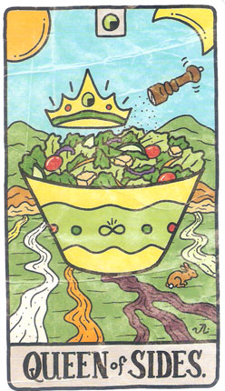 Food Fortunes. A Deck of Dinner Divination